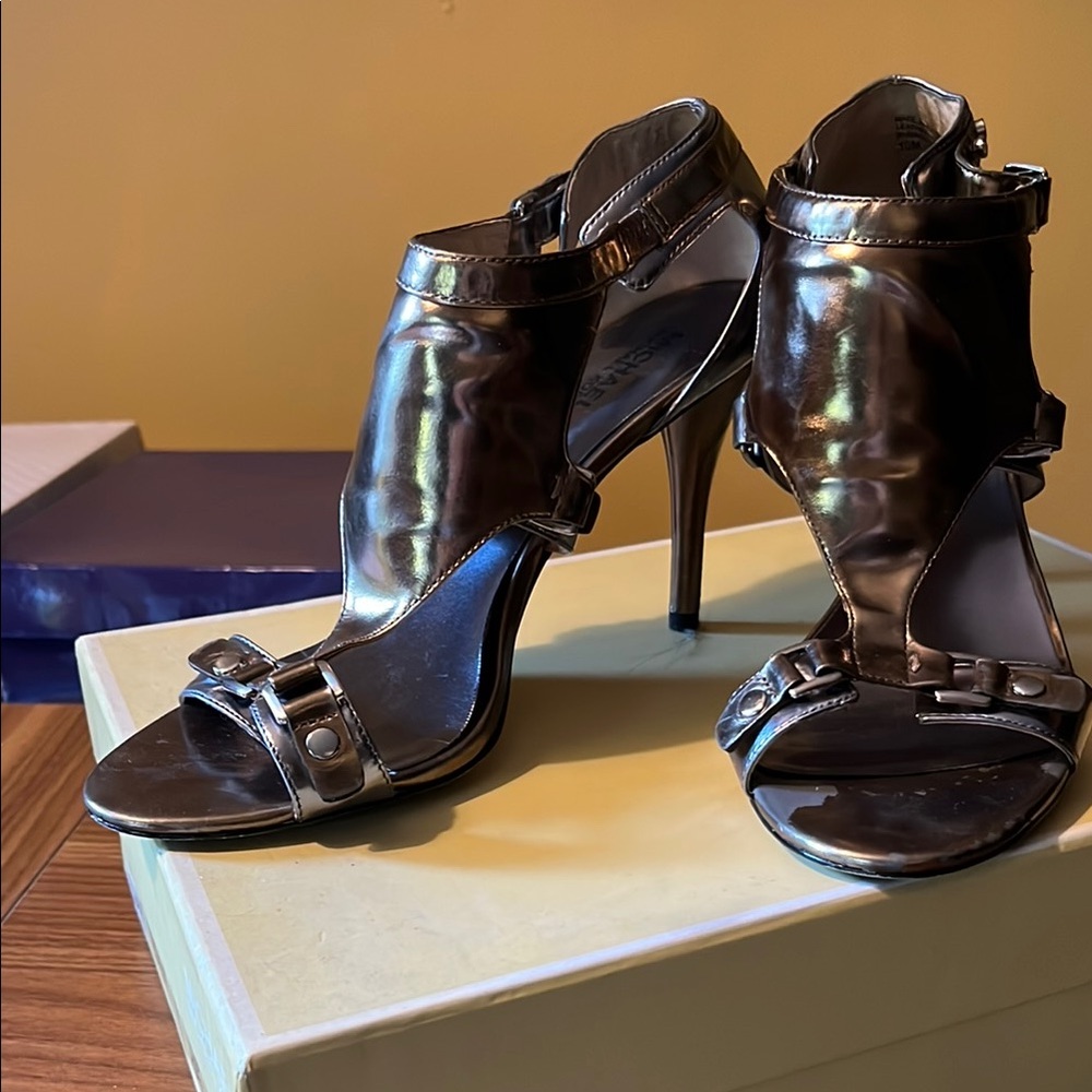 Michael Kors Metallic Bronze Heels